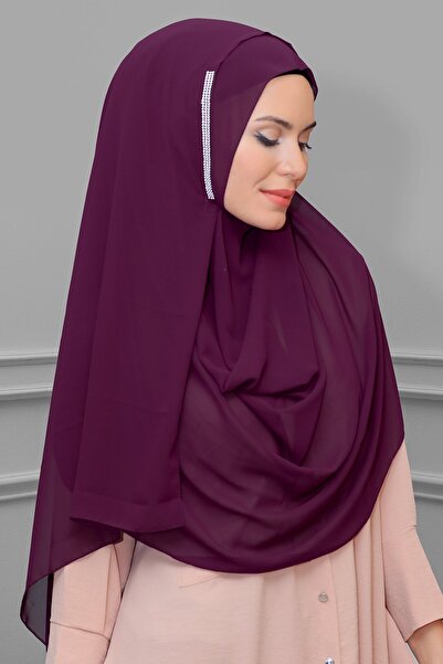 HÜRREM BONE Vin practic gata încadrat șal malaezian șifon piatră 1850_08