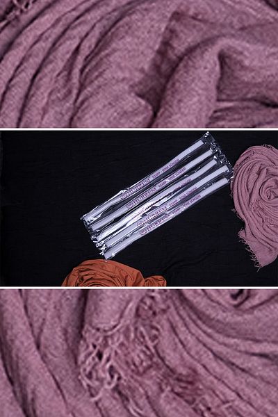 HÜRREM BONE White Double Layer 5-Piece Scarf Sponge Polyester 1010b_42