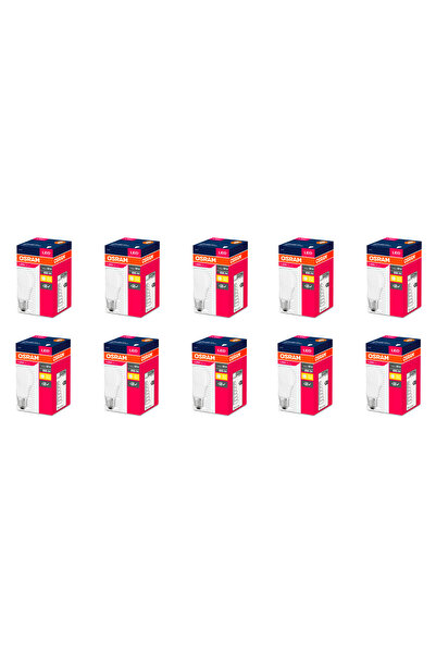 Osram Led Ampul Value 8,5w 2700k Sarı Işık 806lm E27 10'lu Paket