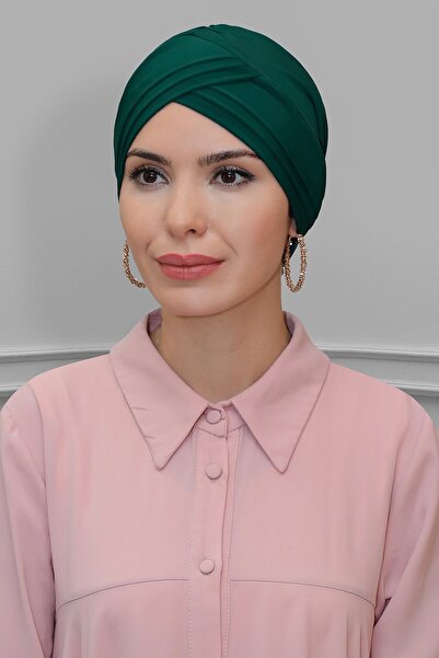 HÜRREMBONE SARAYDAN GELEN GÜZELLİK زمرد عملي جاهز للحجاب المتشابك بونيه قماش ...