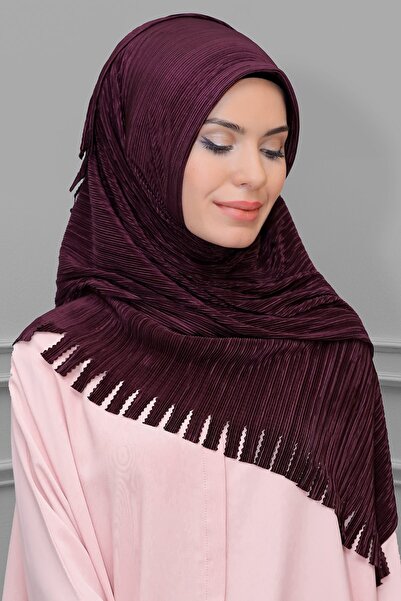 HÜRREM BONE Eșarfă Hijab împletită, practică, gata de fabricație, Fukuro, pli...