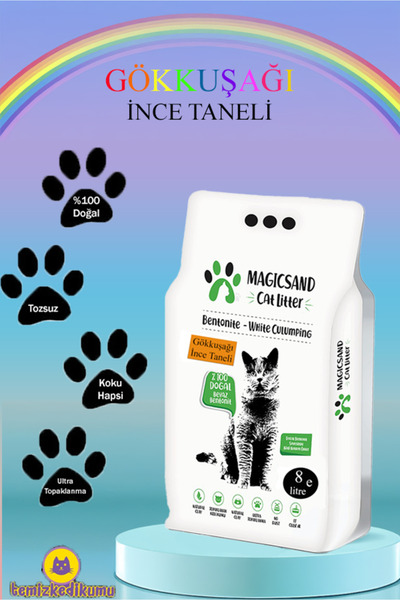magicsand Magic Sand Gökkuşağı Bentonit 8 Lt.