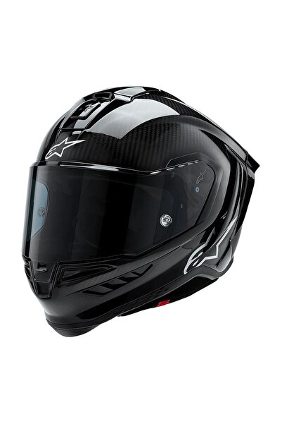 Alpinestars Supertech R10 Carbon Spor Motosiklet Kaskı Siyah