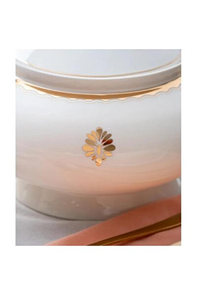 ACAR Grace 60 Parça 12 Kişilik Gold Porselen Yemek Takımı MSYT0147