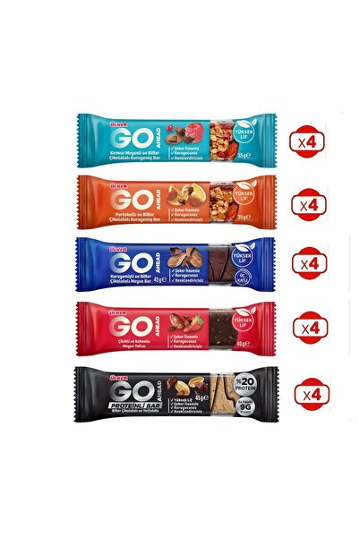 Ülker ÜLKER GO AHEAD KARMA PACKAGE البروتين وشريط الفاكهة