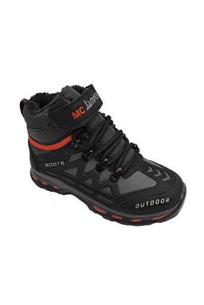 Mc Jumper Marco Jamper 1831 Trend Patik Çocuk Spor Bot Siyah Füme Oranj