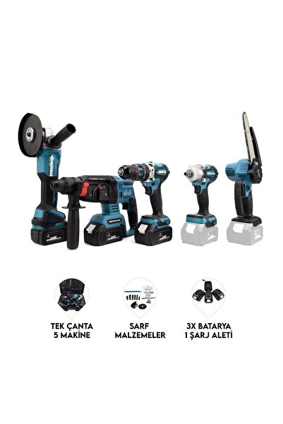 CHELİKBEİ Chelikbei-dawrek Beşli Set Mk350 (BUDAMA TESTERESİ 10MM Ç.MANDREN S...