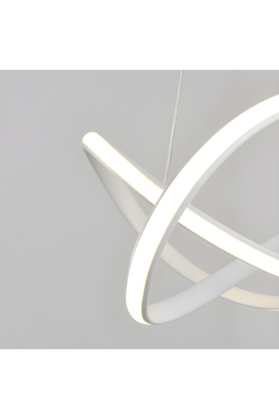 Lambadar Sonsuzluk Model Tekli Sarkıt Led Beyaz Işık Ultra Power Led Avize Salon Mutfak Oda Hol Ledli Avize