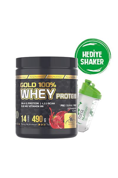 Torq Nutrition 490g Strawberry Flavored Gold Whey Protein