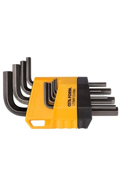 CETA FORM 1/16'' - 3/8'' Inch Allen Set 9 Pieces Lt/9af