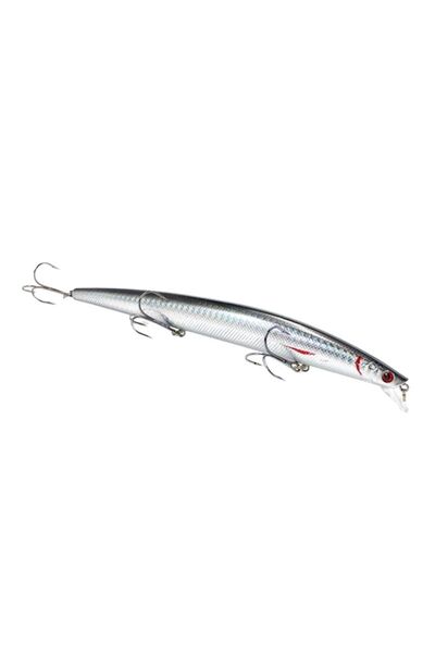 usmtekno 18 cm 24 gr.Rapala Lures Yapay Yem Suni Yem Turna Levrek Rapala Deniz Avı Rapala  Parlak Gümüş