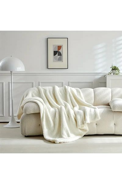 textile dünyası Sherpa Blanket Soft Plush Lamb Feather Tv Blanket