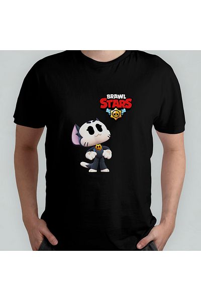 Pixxa Brawl Stars Kit 100% Cotton Crew Neck Kids T-Shirt