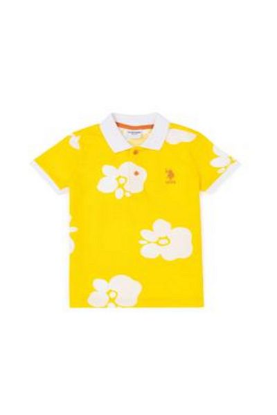 U.S. Polo Assn. Κίτρινο μπλουζάκι για αγόρι