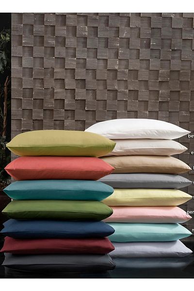 Sarev Double Claret Red Fitted Sheet Set