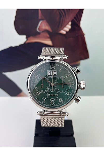 Momentus Green Men's Wristwatch 46mm 5 Atm Waterproof