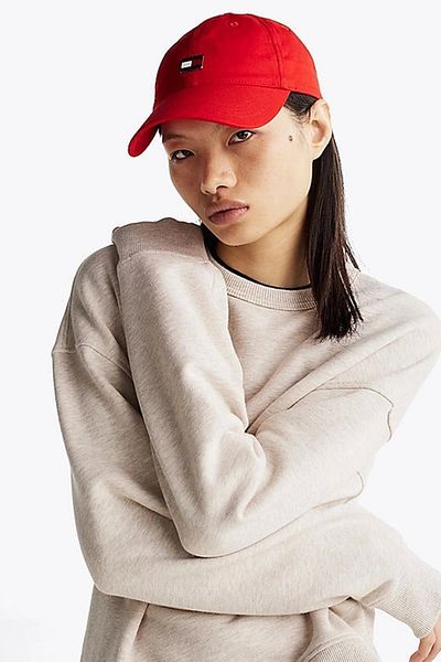 Tommy Hilfiger Women's Red Hat with Logo
