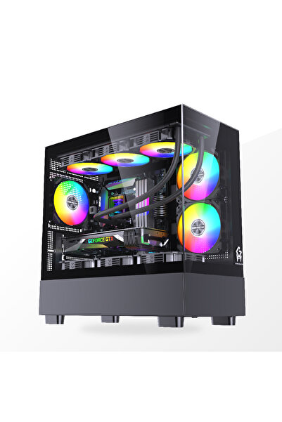 GM Game Master Game Master GM-XW 6 Fanlı Tuş Kontrollü RGB m-ATX Gaming Bilgi...