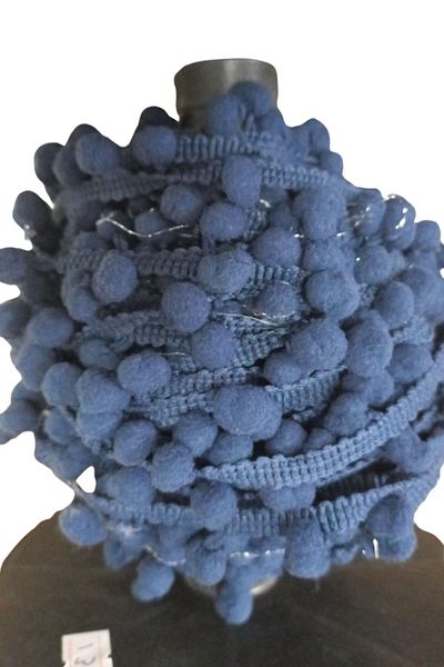 Skygo Navy Blue 1 Meter Row Pompom