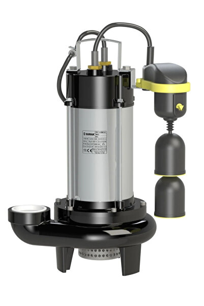 Sumak SDF 18/2-A Asansör Flatörlü PASLANMAZ GÖVDE Foseptik Dalgıç Pompa (220 Volt) 1.35 KW - 1.8 HP