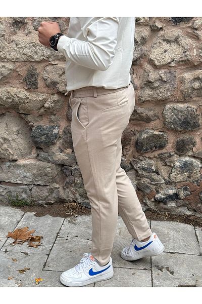 gd goldoremi 6649 Ανδρικό Lycra Slim Fit ελαστικό κορδόνι μέσης από ατσάλι Άνετο Jogger
