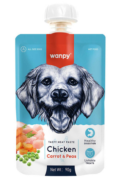 Wanpy Karma Taze Köpek Et Ezmesi 90gr - 20 Adet
