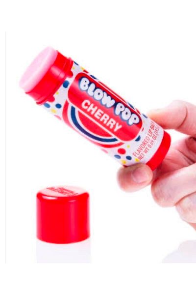 Charms Blow Pop Cherry Flavored Lip Balms 3,4g. Flavored Lip Care Cream