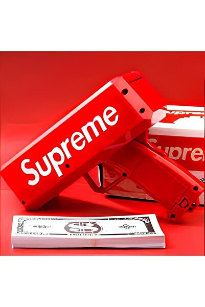 BLA GROUP Para Saçma Tabancası Kırmızı Oyuncak