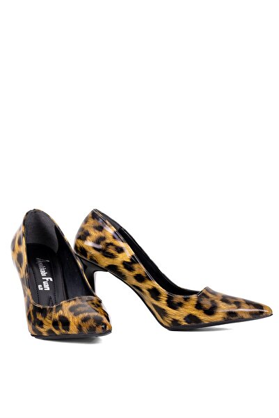 Ayakkabı Fuarı Elite Mst1383R - Women's Leopard Print Stiletto