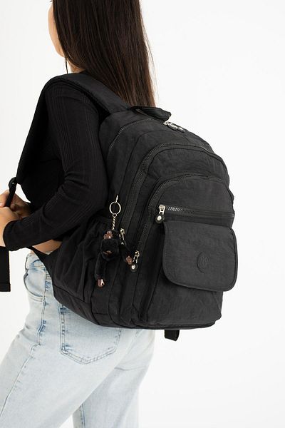 571 Collections Çanta Unisex Μαύρο Ultra Light Αδιάβροχο Σακίδιο Πλάτης - Πολλαπλές Τσέπες (Μοντέλο:571-2A)