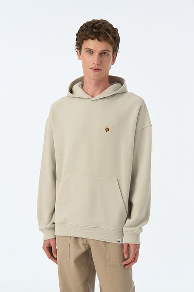 WWF Market Kaplan Supersoft Pocket Hoodie - Light Gray