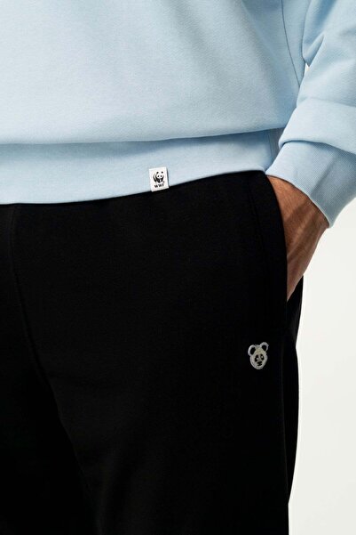 WWF Market Ανδρικό Φούτερ Panda Soft Fleece - Μαύρο