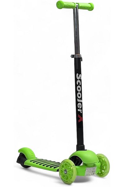 ALBADER 2 in 1 Kick Scooter, Adjustable Height Foldable Kick Scooters, Light Wheels, Manual Scooter