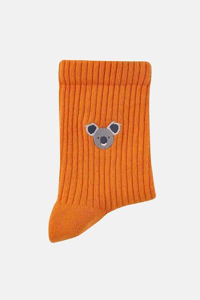 WWF Market Чорапи Koala Terry - оранжеви