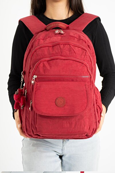 yuzuco Ультралегкий водонепроникний рюкзак з безліччю кишень, червоний (модель: 571-2A)