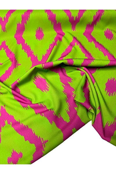 ipekkumaş Πράσινο μοτίβο Ikat Φόρεμα Πουκάμισο Κρεπ Ύφασμα ΠΩΛΕΙΤΑΙ ΣΤΟ ΠΡΟΪΟ...