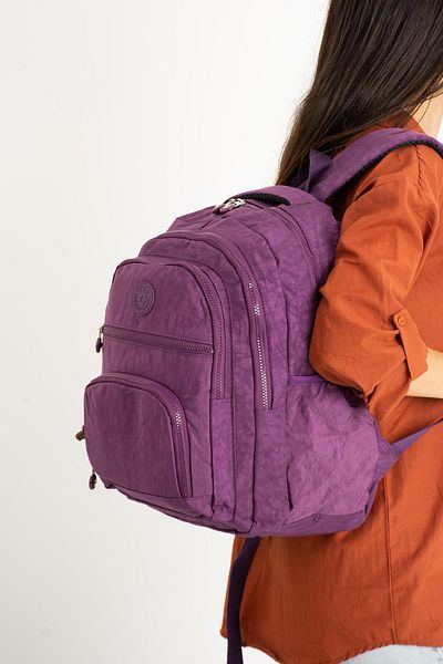 571 Collections Çanta Purple Ultra Light Medium Size Backpack - 571-3C