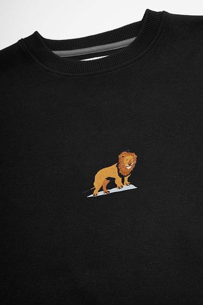 WWF Market Aslan Supersoft Sweatshirt - Smoked