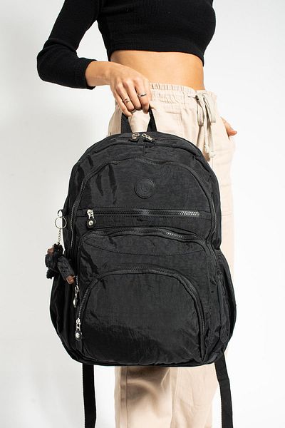 571 Collections Çanta Unisex Black Ultra Light Waterproof Backpack - Multi-Pocket (Model: 571-1E)