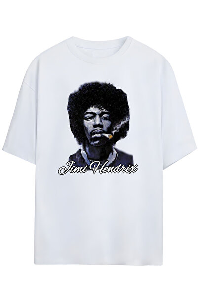 MAGORS JIMI HENDRIX UNISEX Oversize kroj Pamuk LU T-shirt