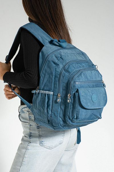 571 Collections Çanta Rucsac de mărime medie, unisex, ultra ușor, albastru - buzunare multiple (model: 571-3J)