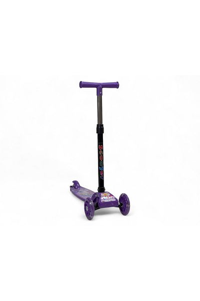 ALBADER 2-in-1 Kick Scooter, Upgraded Adjustable Height Handlebars, Lighted Wheels, Manual Scooter