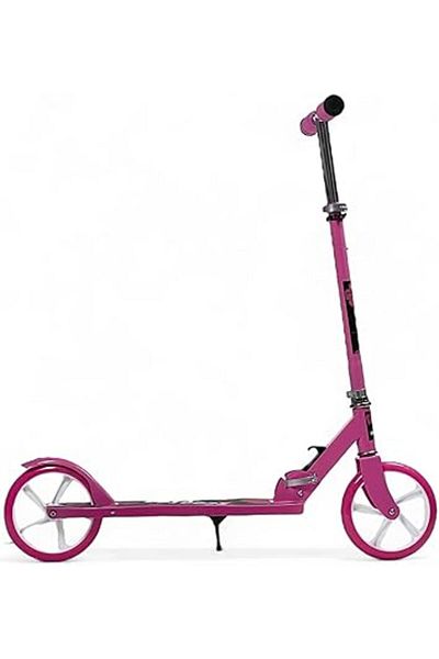 ALBADER 2-in-1 Kick Scooter, Foldable Scooter with 3 Adjustment Levels Handlebar, Manual scooter