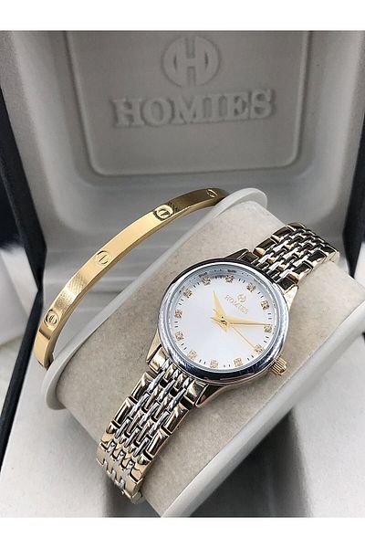 Homies New Season Wrist Watch and Steel Bracelet Gift - Hmsby- 2024121020