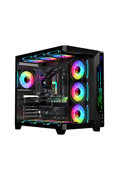 GM Game Master Game Master F7-Pro ARGB Ön Panel 7 ARGB Fan Kumandalı ARGB Kon...