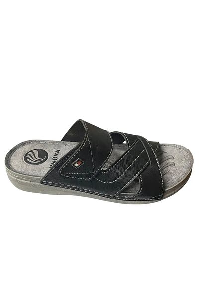 Enova Men's Leader Shoes, Autopedic, Stitched and Dikaled, Leather Material