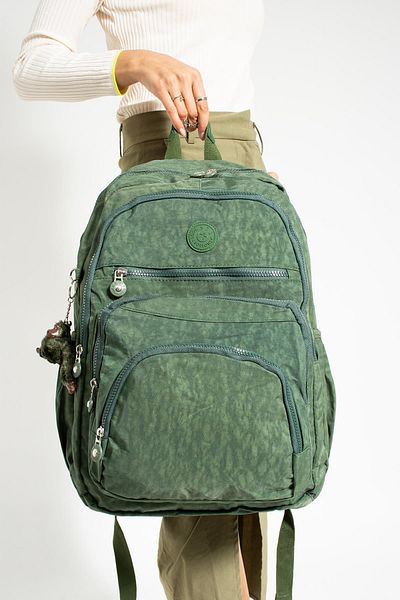 571 Collections Çanta Unisex Green Ultra Light Waterproof Backpack - Multi-Pocket (Model: 571-1E)