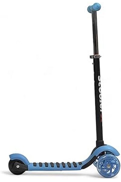 ALBADER 2 in 1 Kick Scooter, Adjustable Height Foldable Kick Scooters, Light Wheels, Manual Scooter