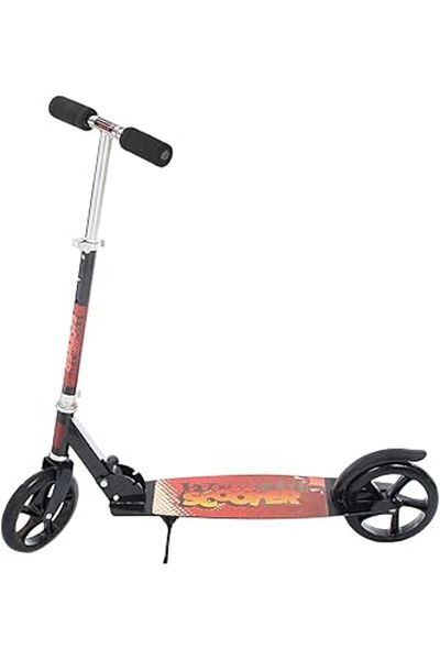 ALBADER 2-in-1 Kick Scooter, Foldable Scooter with 3 Adjustment Levels Handlebar, Manual scooter