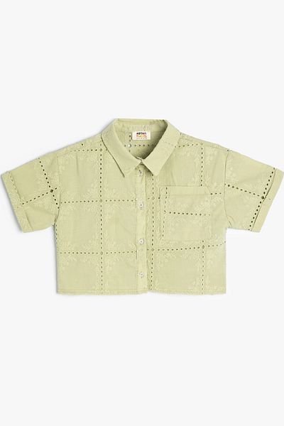 Koton Girl's Shirt 4Skg60039Aw786